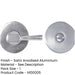 Satin Anodised Aluminium Easy Turn Release Lock 50mm Door Handle-1