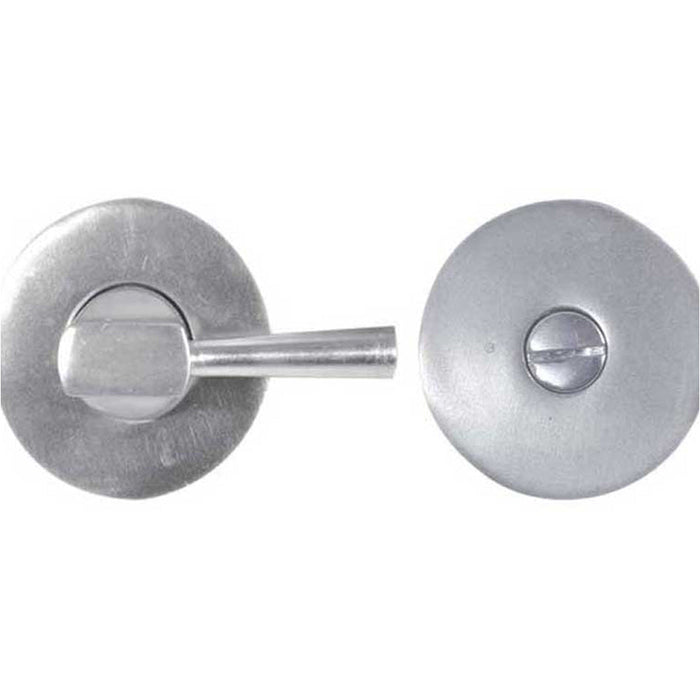 Satin Anodised Aluminium Easy Turn Release Lock 50mm Door Handle