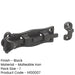 Antique Straight Bolts 125mm Elegant Black Finish Home Decor Door Bolt Lock-1