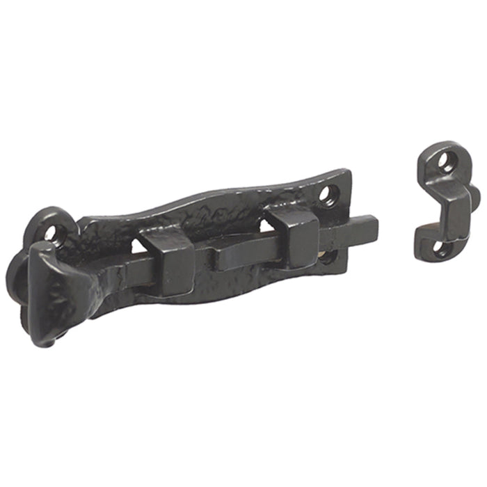 Antique Straight Bolts 125mm Elegant Black Finish Home Decor Door Bolt Lock