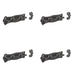 PACK Antique Straight Bolts 125mm Elegant Black Finish Home Decor Door Bolt Lock