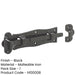 High-Quality Antique Straight Bolts 200mm Black Fasteners Superior Durability Door Bolt Lock-1