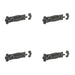 PACK High-Quality Antique Straight Bolts 200mm Black Fasteners Superior Durability Door Bolt Lock