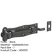 Antique Black Necked Bolts 200mm Perfect Vintage Projects Door Bolt Lock-1