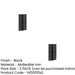 PACK Antique Black Butt Hinge 100x67mm Classic Design Doors Traditional Gate Door Door Hinges (1)-1