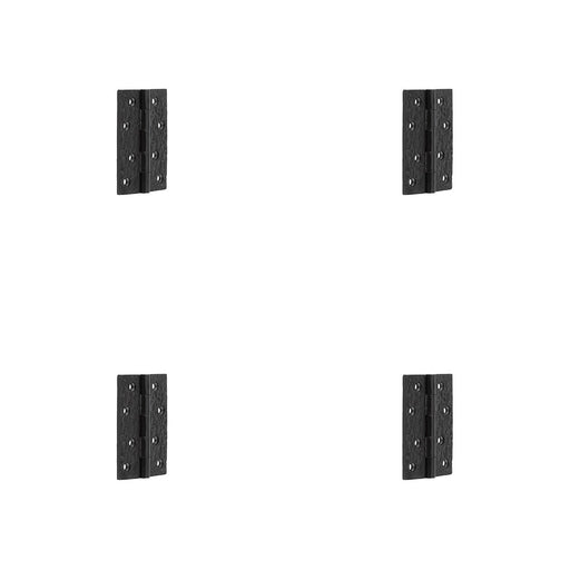 PACK Antique Black Butt Hinge 100x67mm Classic Design Doors Traditional Gate Door Door Hinges