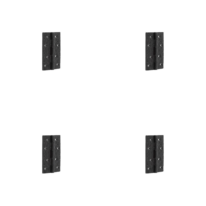 PACK Antique Black Butt Hinge 100x67mm Classic Design Doors Traditional Gate Door Door Hinges