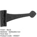 Premium Quality Antique Gate Hinge 315mm Elegant Black Finish Traditional Gate Door Door Hinges-1