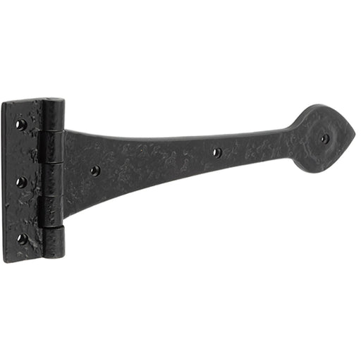 Premium Quality Antique Gate Hinge 315mm Elegant Black Finish Traditional Gate Door Door Hinges