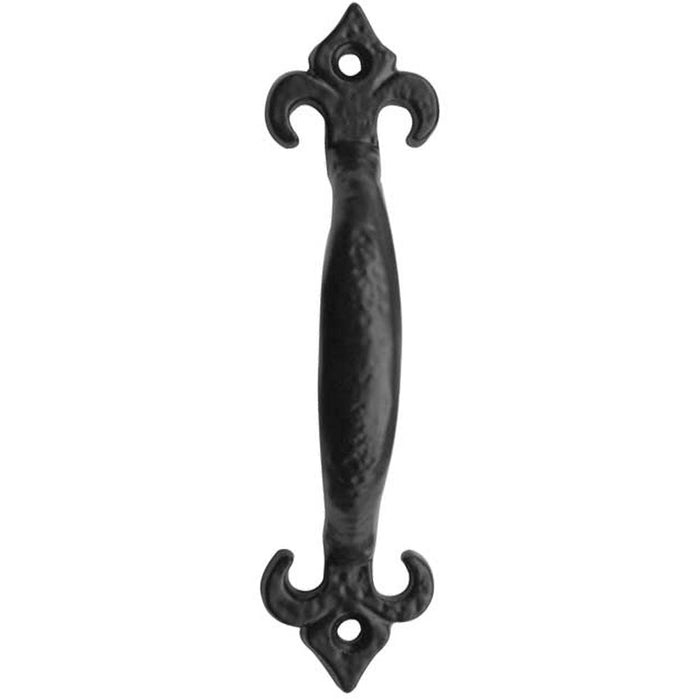 Elegant Fleur Black Pull Handle 230mm Cabinets Drawers Door Handle