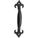 Elegant Fleur Black Pull Handle 230mm Cabinets Drawers Door Handle