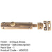 Elegant Architectural Slide Door Bolts Antique Brass 150x35mm Door Bolt Lock-1