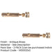PACK Elegant Architectural Slide Door Bolts Antique Brass 150x35mm Door Bolt Lock (1)-1