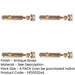PACK Elegant Architectural Slide Door Bolts Antique Brass 150x35mm Door Bolt Lock-1