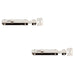 PACK Premium Architectural Slide Door Bolts Polished Nickel 150x35mm Door Bolt Lock (1)