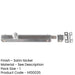 Premium Architectural Slide Door Bolts 200x35mm Satin Nickel Finish Door Bolt Lock-1