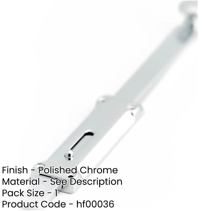 Premium Architectural Door Bolts 300x35mm Polished Chrome Finish Door Bolt Lock-1