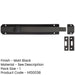 Premium Architectural Slide Door Bolts 200x35mm Elegant Matt Black Finish Door Bolt Lock-1