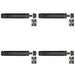 PACK Premium Architectural Slide Door Bolts 200x35mm Elegant Matt Black Finish Door Bolt Lock