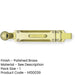 Premium Polished Brass Architectural Door Bolts Enhanced Security Door Bolt Lock-1