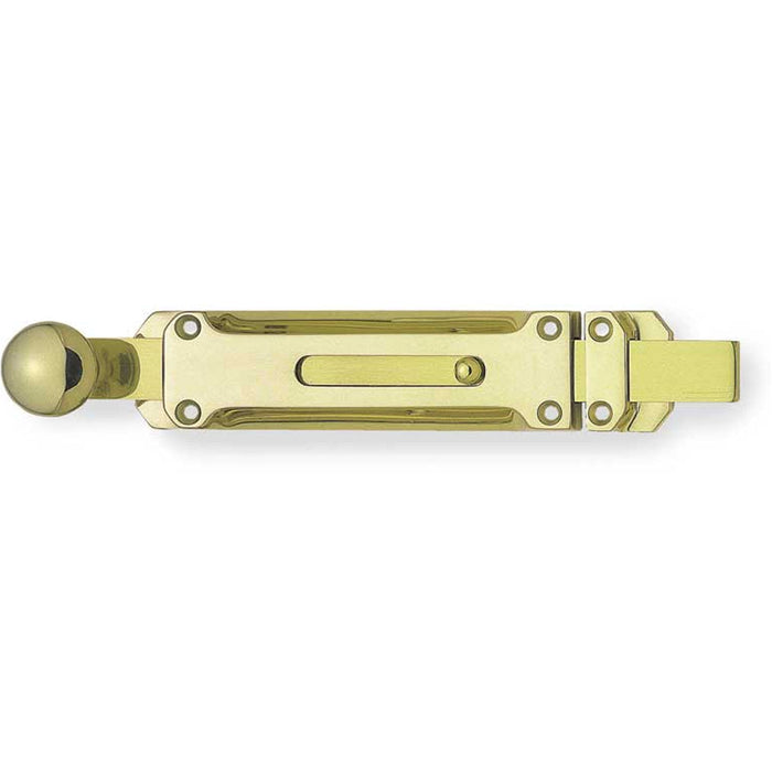 Premium Polished Brass Architectural Door Bolts 350x35mm Enhanced Security Door Bolt Lock