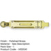 Premium Architectural Door Bolts 500x35mm Polished Brass Enhanced Security Door Bolt Lock-1