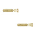 PACK Premium Polished Brass Architectural Slide Bolts 150x40mm Enhanced Security Door Bolt Lock (1)