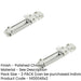 PACK High-Security Contract Door Bolts 138x30mm Polished Chrome Finish Door Bolt Lock (1)-1