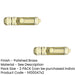 PACK High-Security Contract Door Bolts 116x30mm Polished Brass Door Bolt Lock (1)-1