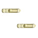 PACK High-Security Contract Door Bolts 116x30mm Polished Brass Door Bolt Lock (1)