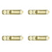 PACK High-Security Contract Door Bolts 116x30mm Polished Brass Door Bolt Lock
