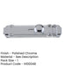 Premium Contract Door Bolts 116x30mm Polished Chrome Finish Door Bolt Lock-1