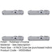 PACK Premium Contract Door Bolts 116x30mm Polished Chrome Finish Door Bolt Lock-1