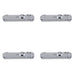 PACK Premium Contract Door Bolts 116x30mm Polished Chrome Finish Door Bolt Lock