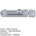 Premium 116x30mm Satin Chrome Contract Door Bolts Ultimate Security Door Bolt Lock-1