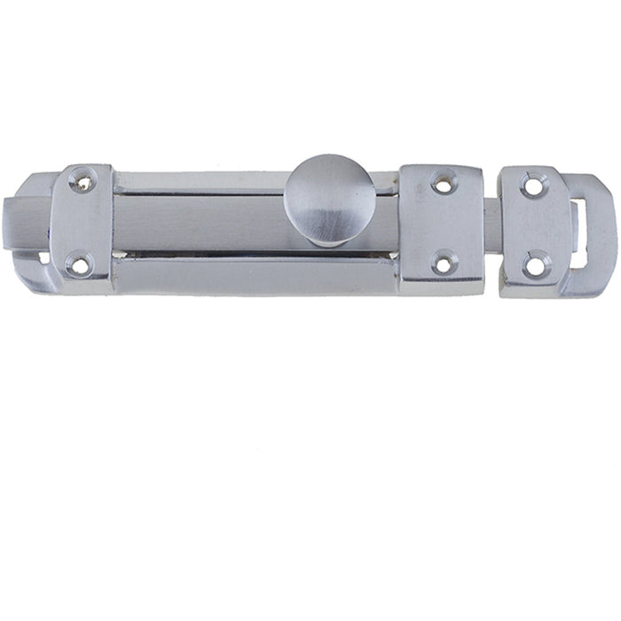Premium 116x30mm Satin Chrome Contract Door Bolts Ultimate Security Door Bolt Lock