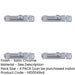 PACK Premium 116x30mm Satin Chrome Contract Door Bolts Ultimate Security Door Bolt Lock-1