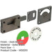 High-Quality Dark Bronze Indicator Lock Privacy Security Sliding Bathroom Toilet Door Bolt-1