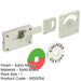 Satin Nickel Indicator Lock Privacy Sliding Bathroom Toilet Door Bolt-1