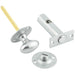 Satin Chrome Bathroom Mortice Bolt Secure Privacy Sliding Bathroom Toilet Door Bolt