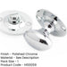 Polished Chrome Bathroom Turn Release Deadbolts with Spindle Toilet Thumturn Lock-1