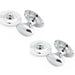 PACK Polished Chrome Bathroom Turn Release Deadbolts with Spindle Toilet Thumturn Lock