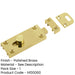 High-Quality Bathroom Slide Bolts 63x25mm Polished Brass Security Sliding Toilet Door-1