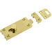 High-Quality Bathroom Slide Bolts 63x25mm Polished Brass Security Sliding Toilet Door
