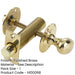 Polished Brass Bathroom Mortice Bolt Secure Privacy Toilet Thumturn Lock-1