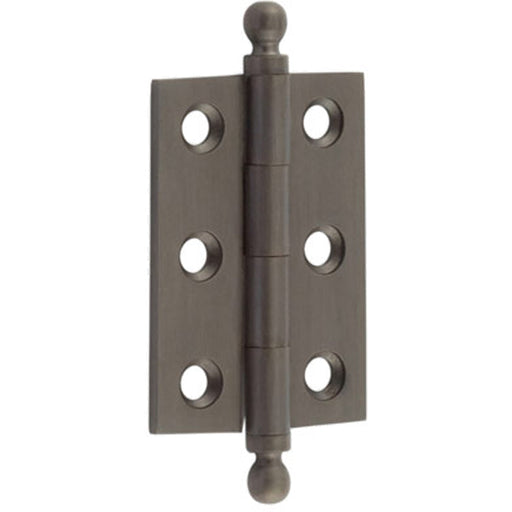 Elegant Dark Bronze Finial Hinge 50x35mm Cabinet Doors Solid Brass Door Hinges