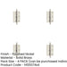 PACK Elegant Polished Nickel Finial Hinge 50x35mm Cabinet Doors Solid Brass Door Hinges-1