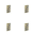 PACK Heavy-Duty Double Phosphor Bronze Washered Hinge Antique Brass 76x50x2.5mm Door Hinges