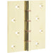 High-Quality Polished Brass Projection Hinge 102x102x3mm Doors Cabinets Door Hinges