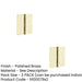 PACK High-Quality Polished Brass Projection Hinge 102x102x3mm Doors Cabinets Door Hinges (1)-1